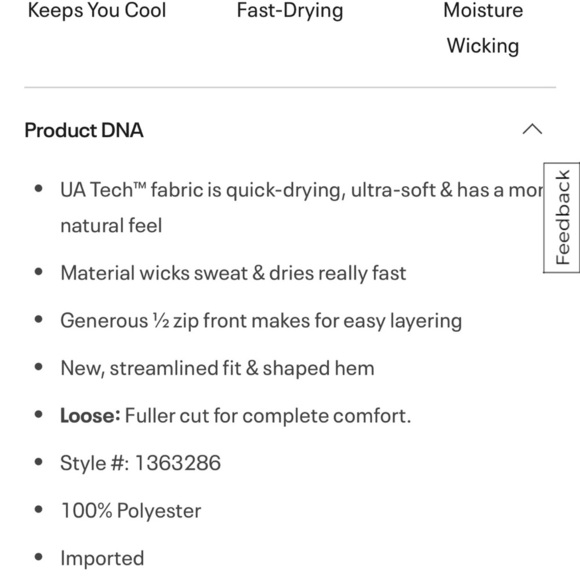 Boys Under Armour half zip black pullover size youth large - Picture 6 of 7